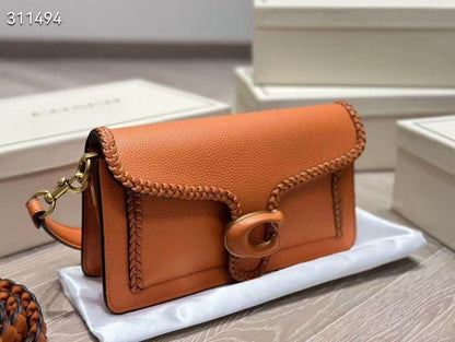 Coach Tabby Braided Leather Quality Shoulder Bag
