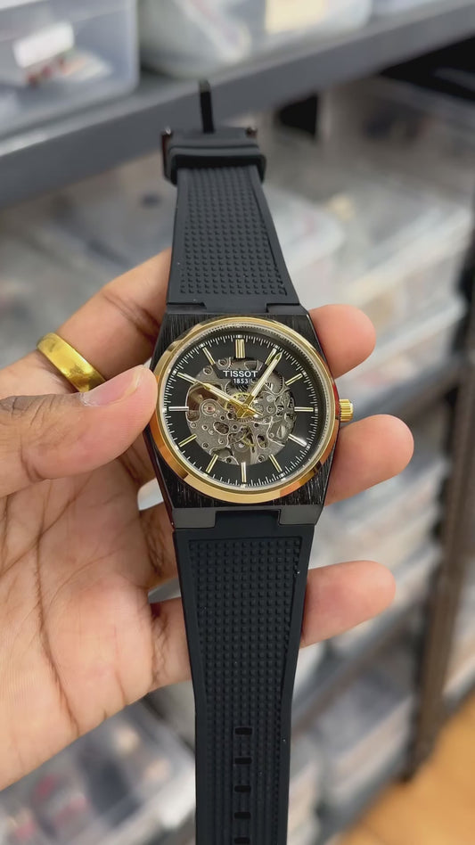 Tissot PRX Automatic in Black Gold