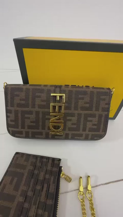 FENDI FELICIE LATEST SLING WITH ORGANISER POUCH