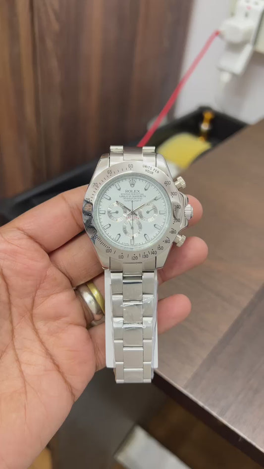 Rolex Daytona Steel White Dial