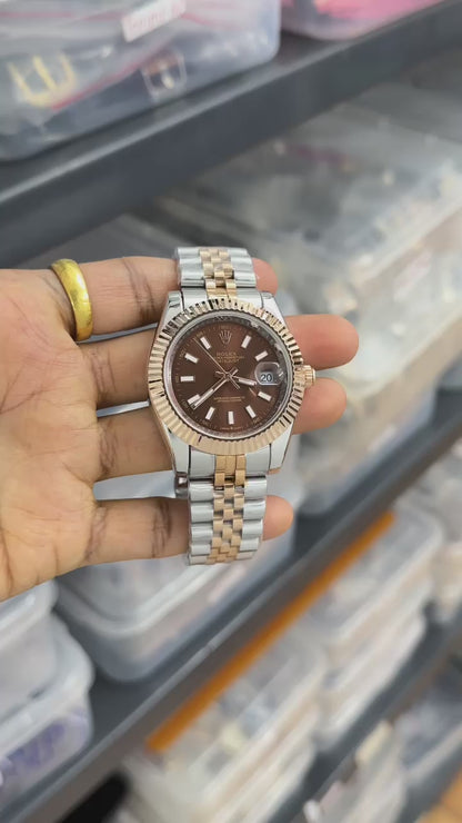 Chocolate Brown Rolex DateJust