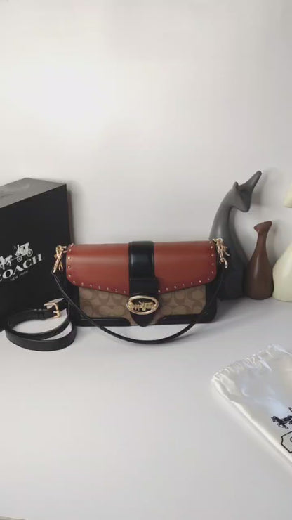 Coach Georgie Shoulder Bag In Very High Quality